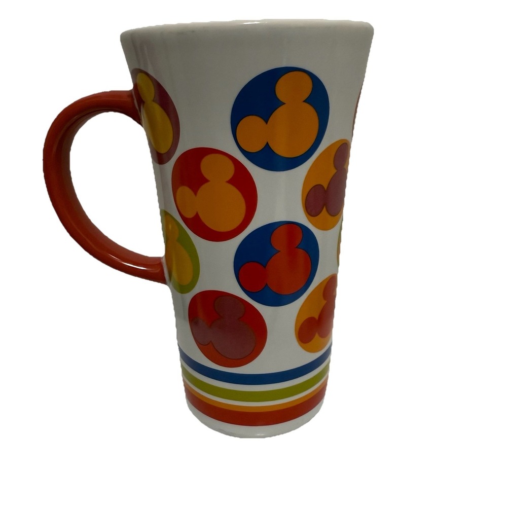 Disney Parks Designer Series Bert Mickey Mouse Icons Latte Coffee Tea Mug 12oz